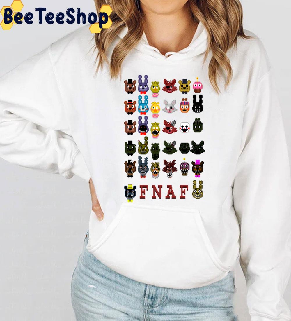 8 Bit 20 Nights At Freddy's Game Unisex T-Shirt 8 Bit 20 Nights At Freddy's Game Unisex T-Shirt