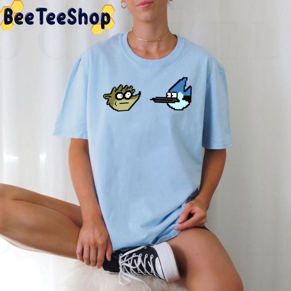 8 Bit Mordecai Rigby Regular Show Trending Unisex T-Shirt 8 Bit Mordecai Rigby Regular Show Trending Unisex T-Shirt
