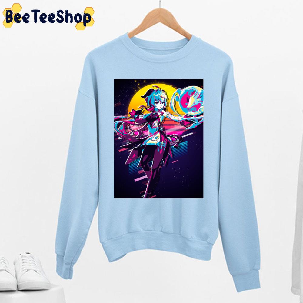 80s Retro Ganyu Genshin Impact Game Trending Unisex Sweatshirt 80s Retro Ganyu Genshin Impact Game Trending Unisex Sweatshirt