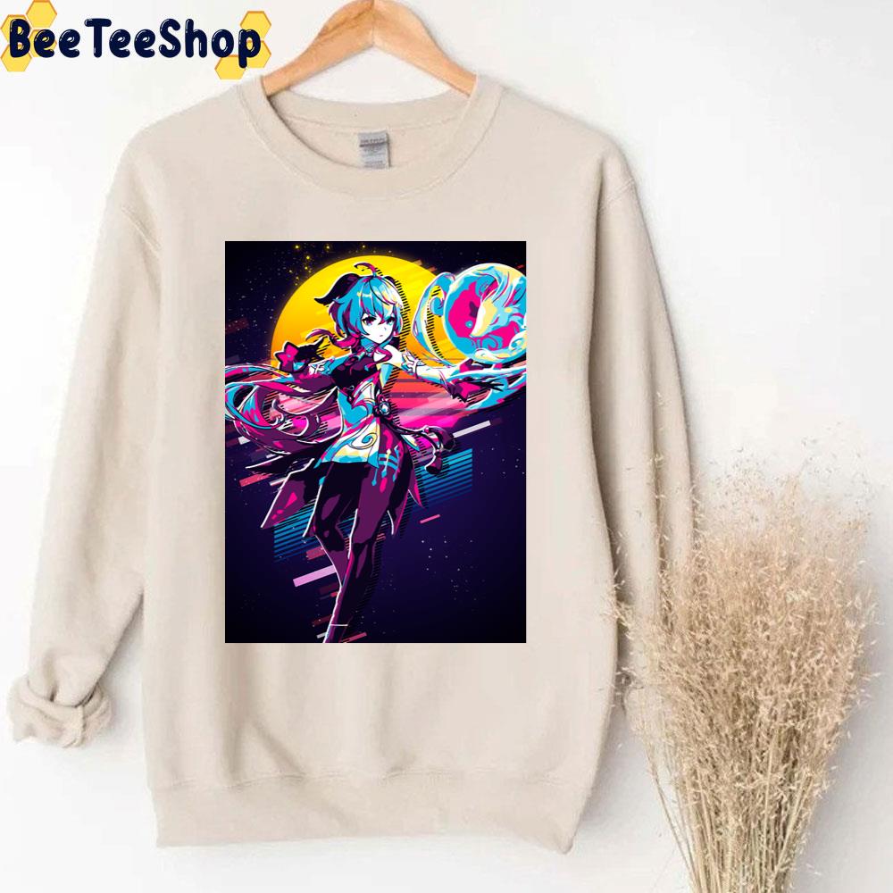 80s Retro Ganyu Genshin Impact Game Trending Unisex Sweatshirt 80s Retro Ganyu Genshin Impact Game Trending Unisex Sweatshirt