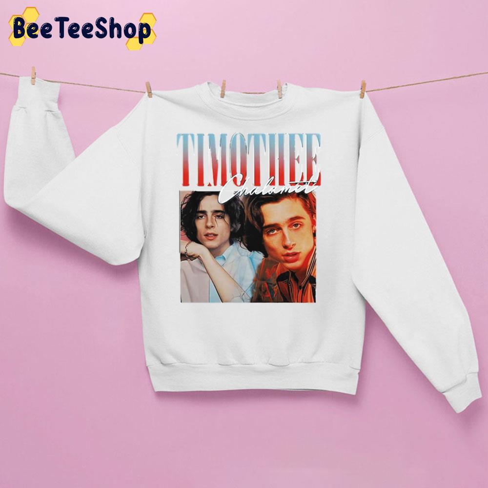 80s Vintage Timothée Chalamet Trending Unisex Sweatshirt 80s Vintage Timothée Chalamet Trending Unisex Sweatshirt