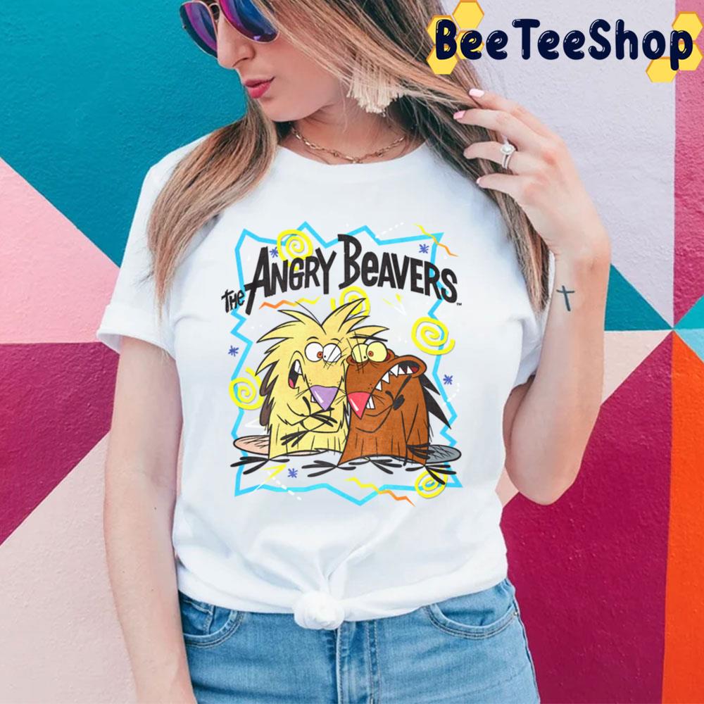 90s Vintage Angry Beavers Characters Trending Unisex T-Shirt 90s Vintage Angry Beavers Characters Trending Unisex T-Shirt