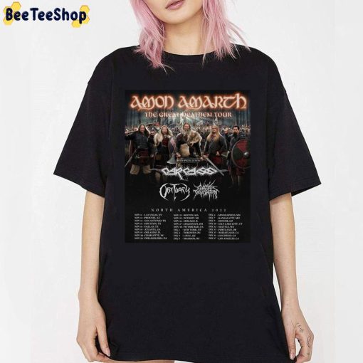 Amon Amarth The Great Heathen Army North America 2022 Unisex Sweatshirt