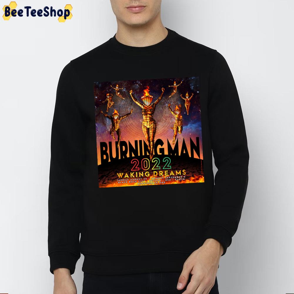 Burning Man 2022 Waking Dreams Unisex T-Shirt Burning Man 2022 Waking Dreams Unisex T-Shirt