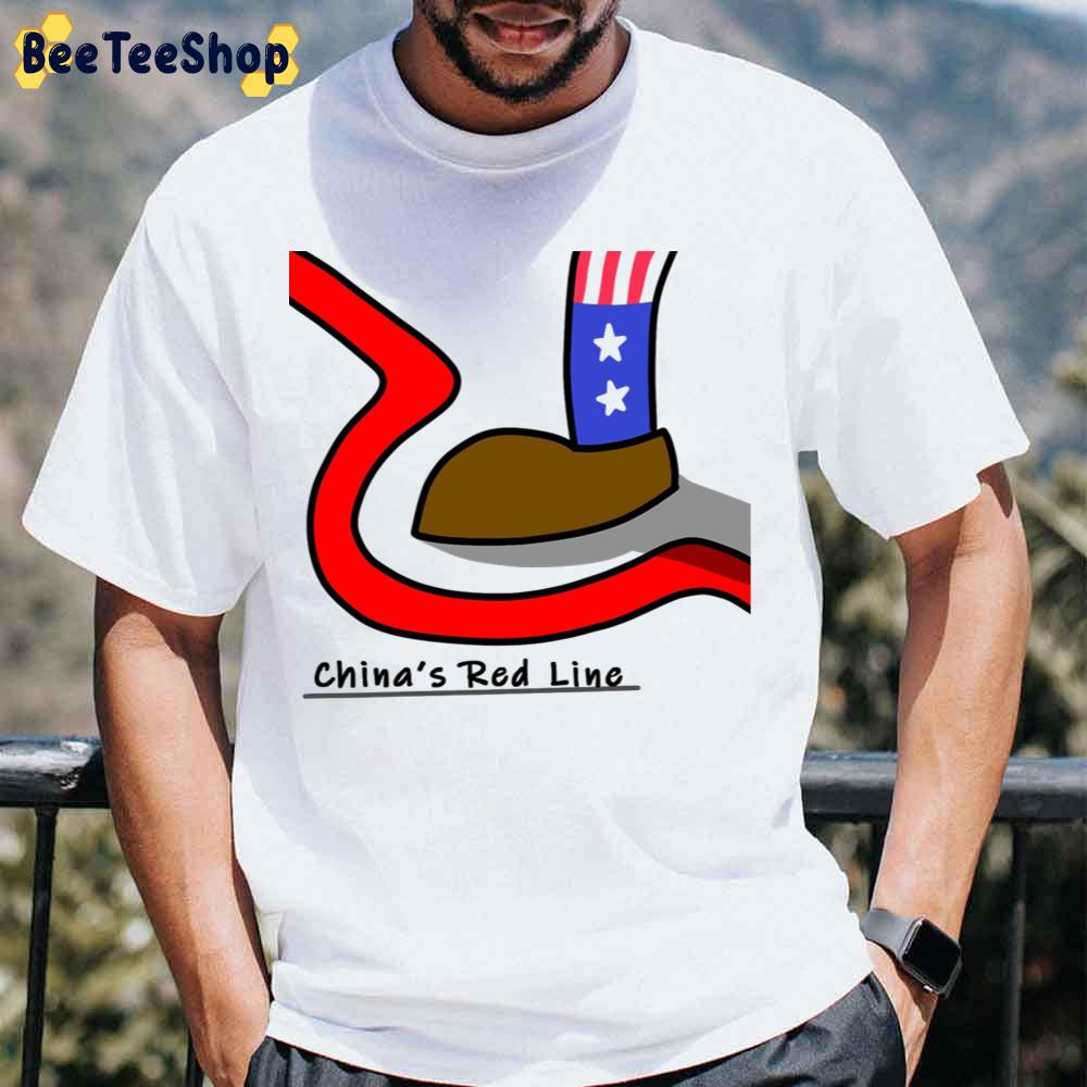 China's Red Line Trending 2022 Unisex T-Shirt China's Red Line Trending 2022 Unisex T-Shirt