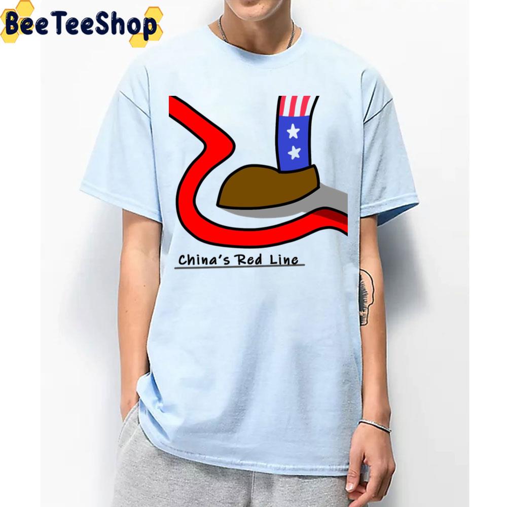 China's Red Line Trending 2022 Unisex T-Shirt China's Red Line Trending 2022 Unisex T-Shirt
