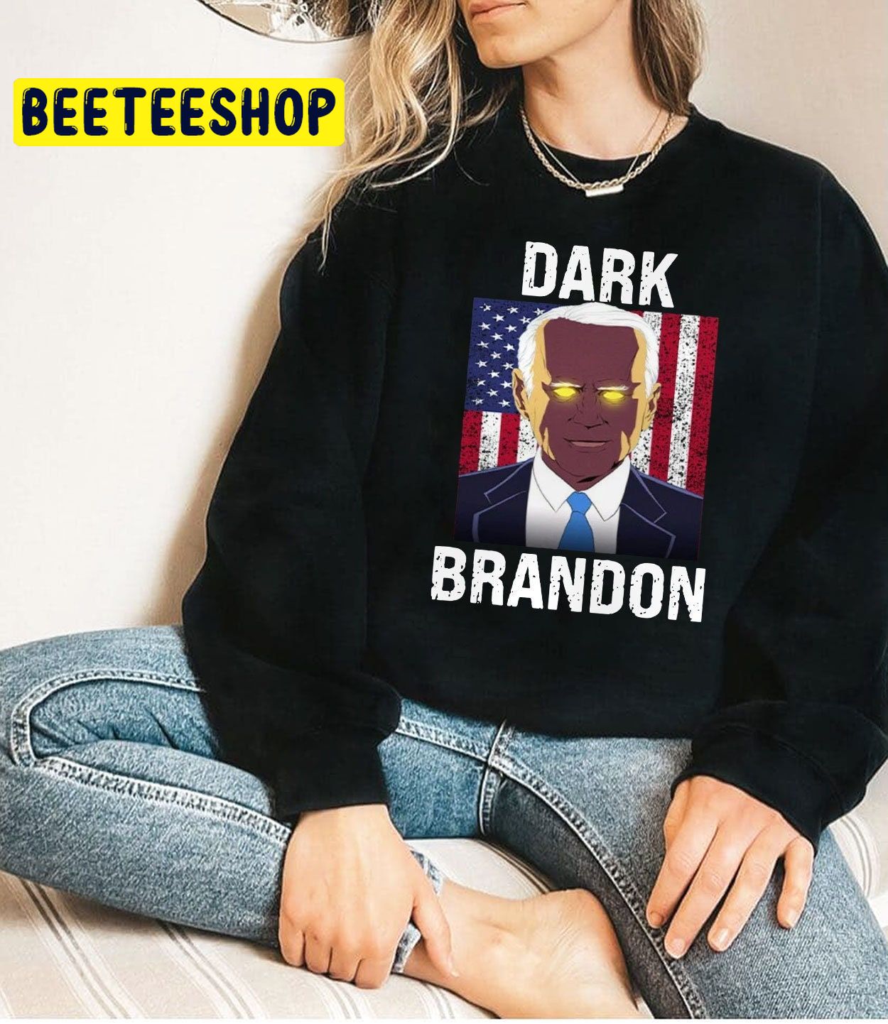 Dark Brandon America Flag Trending 2022 Unisex T-Shirt Dark Brandon America Flag Trending 2022 Unisex T-Shirt
