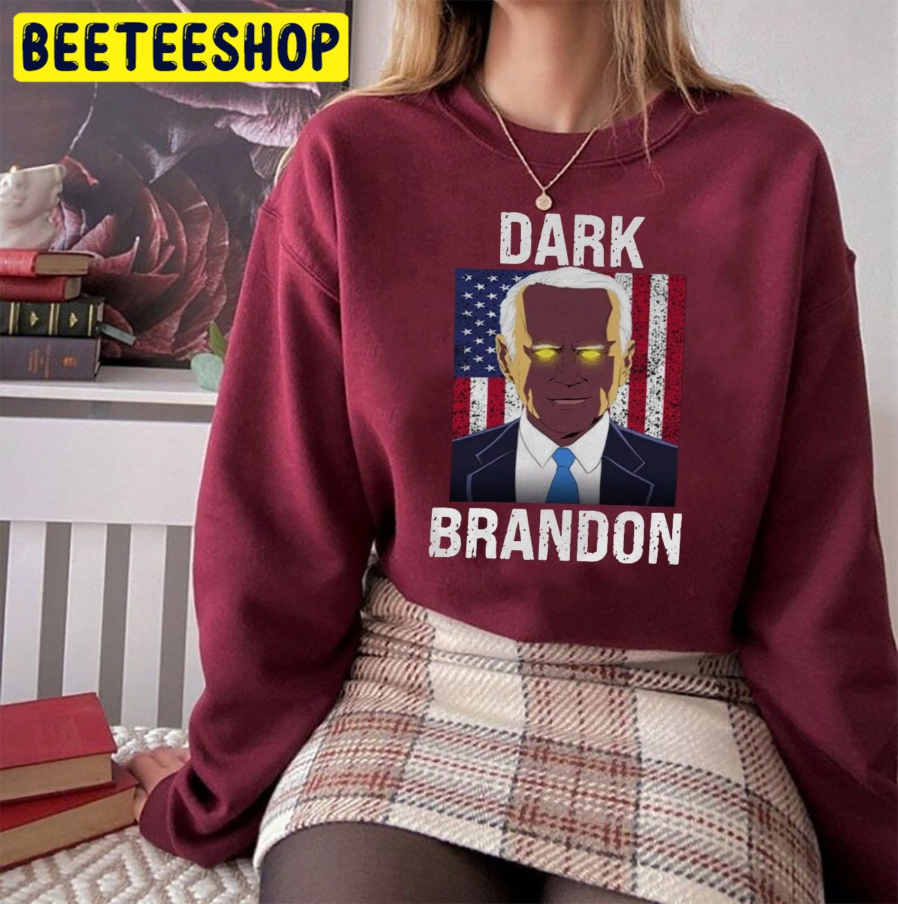 Dark Brandon America Flag Trending 2022 Unisex T-Shirt Dark Brandon America Flag Trending 2022 Unisex T-Shirt
