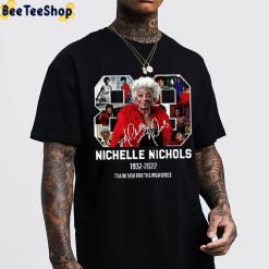 Nichelle Nichols 1932 2022 Thank You For The Memories Unisex T-Shirt