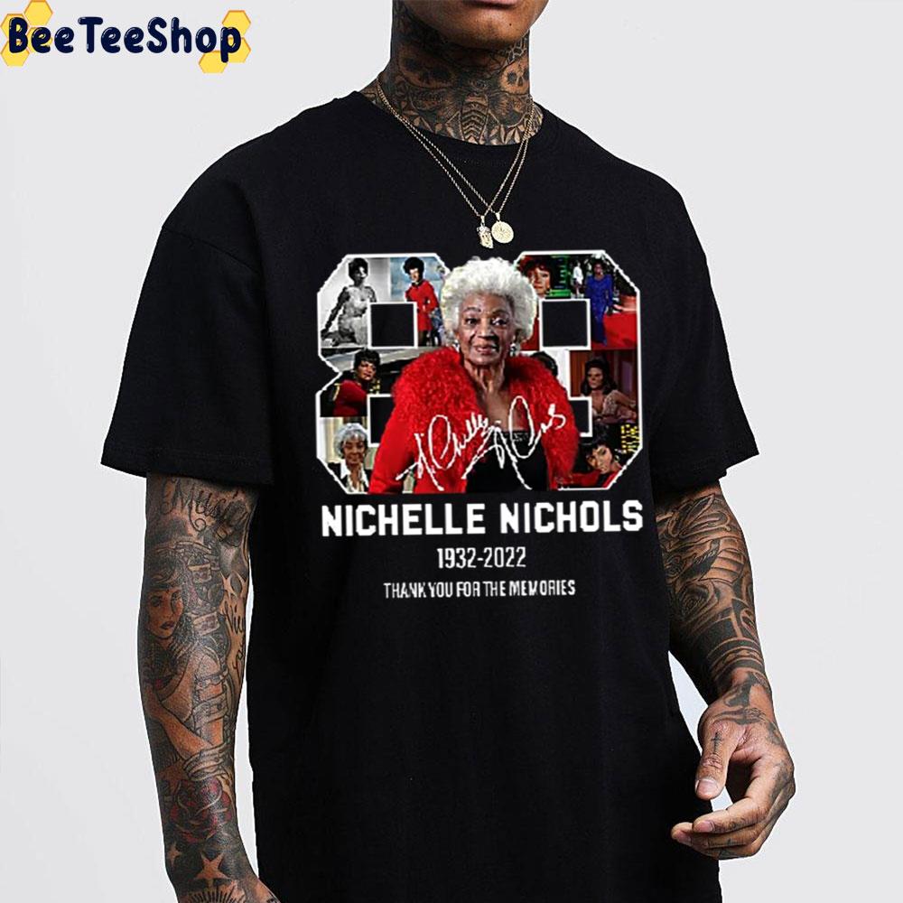 Nichelle Nichols 1932 2022 Thank You For The Memories Unisex T-Shirt Nichelle Nichols 1932 2022 Thank You For The Memories Unisex T-Shirt