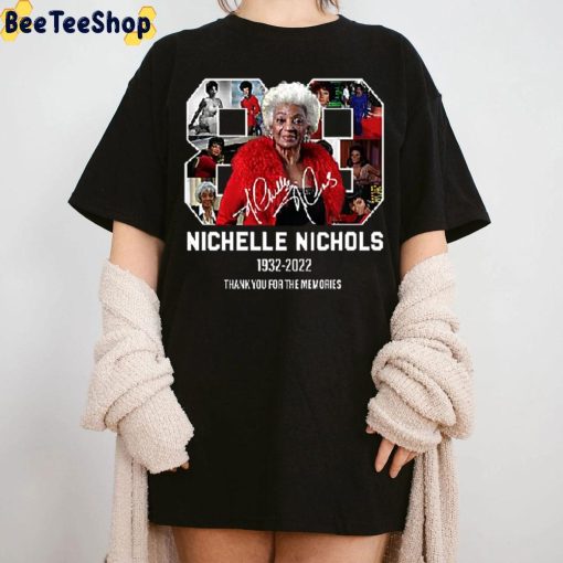 Nichelle Nichols 1932 2022 Thank You For The Memories Unisex T-Shirt