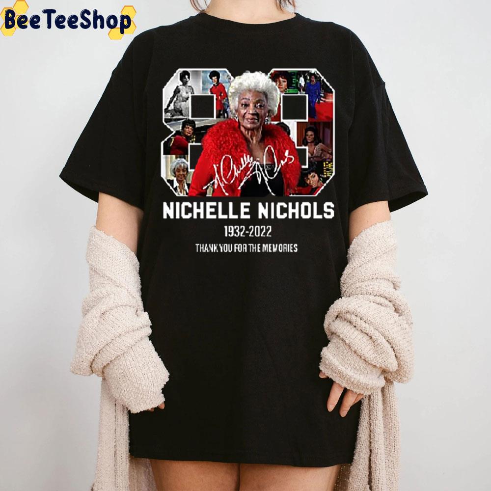 Nichelle Nichols 1932 2022 Thank You For The Memories Unisex T-Shirt Nichelle Nichols 1932 2022 Thank You For The Memories Unisex T-Shirt