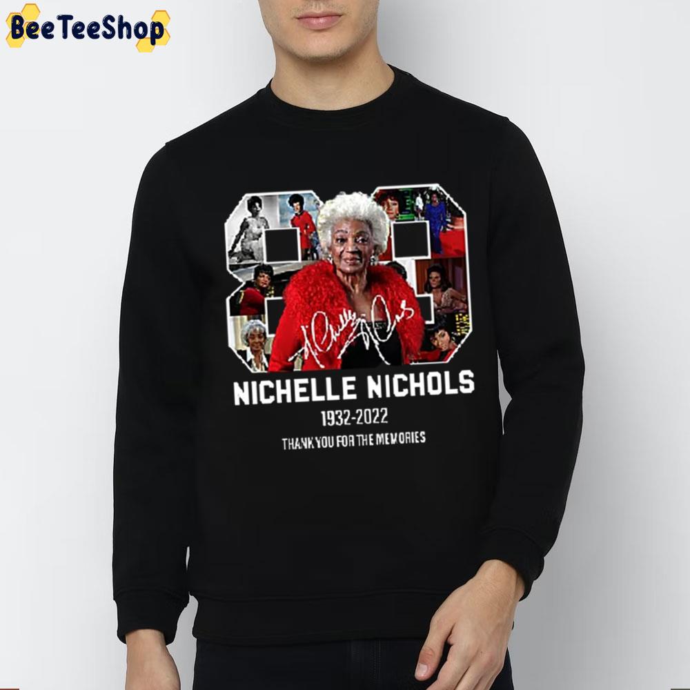Nichelle Nichols 1932 2022 Thank You For The Memories Unisex T-Shirt Nichelle Nichols 1932 2022 Thank You For The Memories Unisex T-Shirt