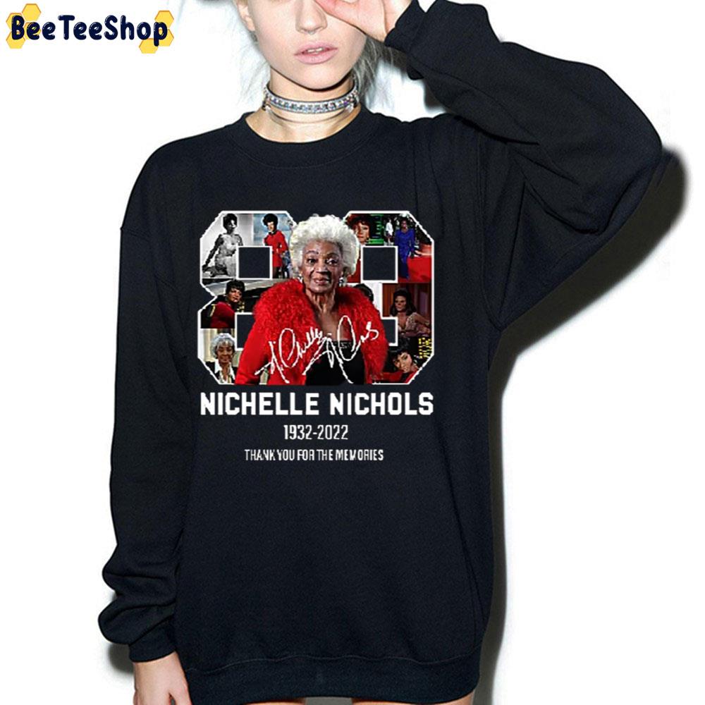 Nichelle Nichols 1932 2022 Thank You For The Memories Unisex T-Shirt Nichelle Nichols 1932 2022 Thank You For The Memories Unisex T-Shirt