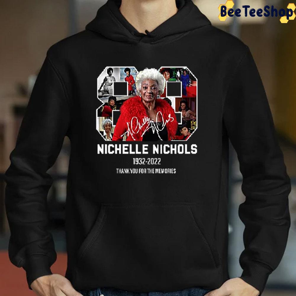 Nichelle Nichols 1932 2022 Thank You For The Memories Unisex T-Shirt Nichelle Nichols 1932 2022 Thank You For The Memories Unisex T-Shirt