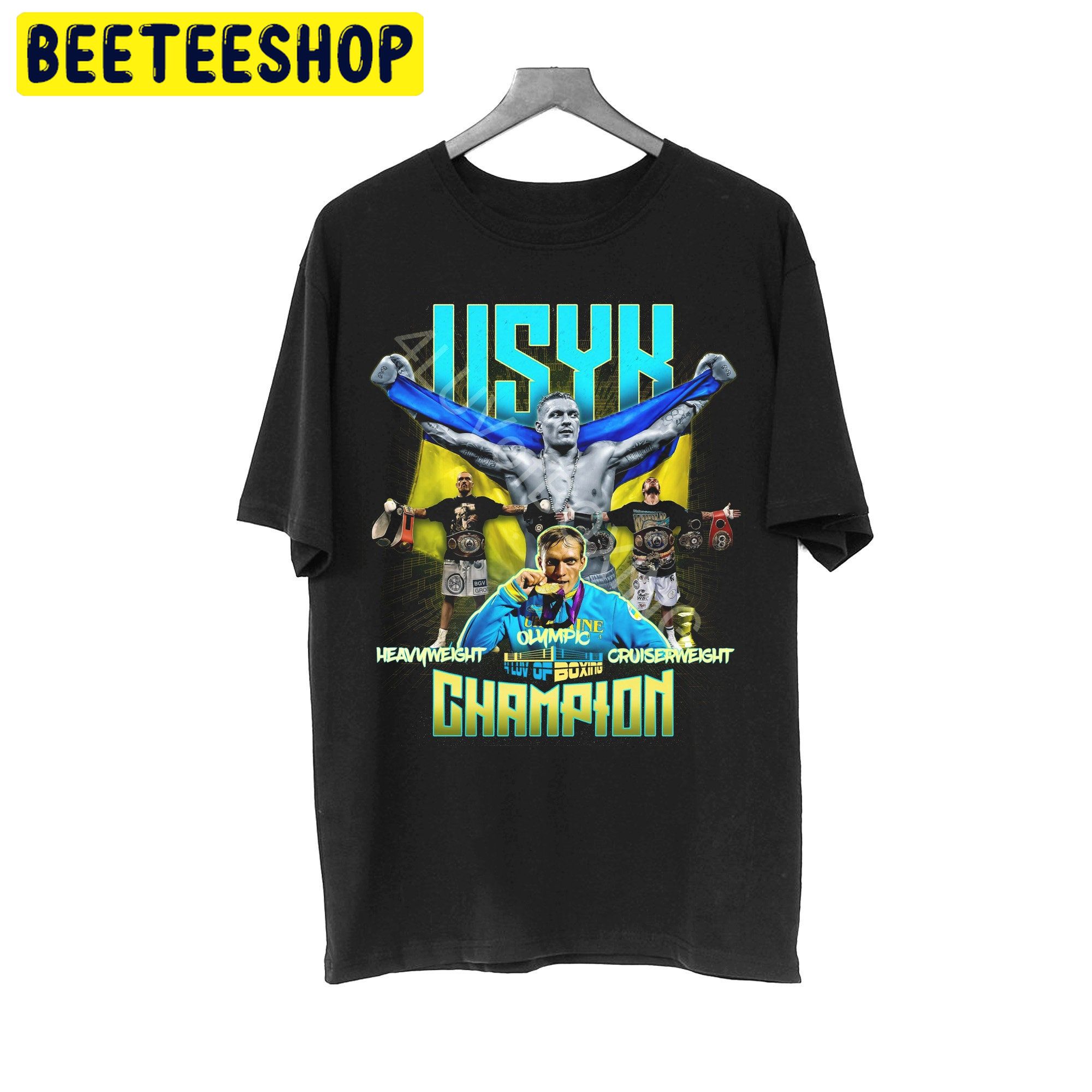 Ukrainian Oleksandr Usyk Champion 2022 Boxing Trending Unisex T-Shirt Ukrainian Oleksandr Usyk Champion 2022 Boxing Trending Unisex T-Shirt