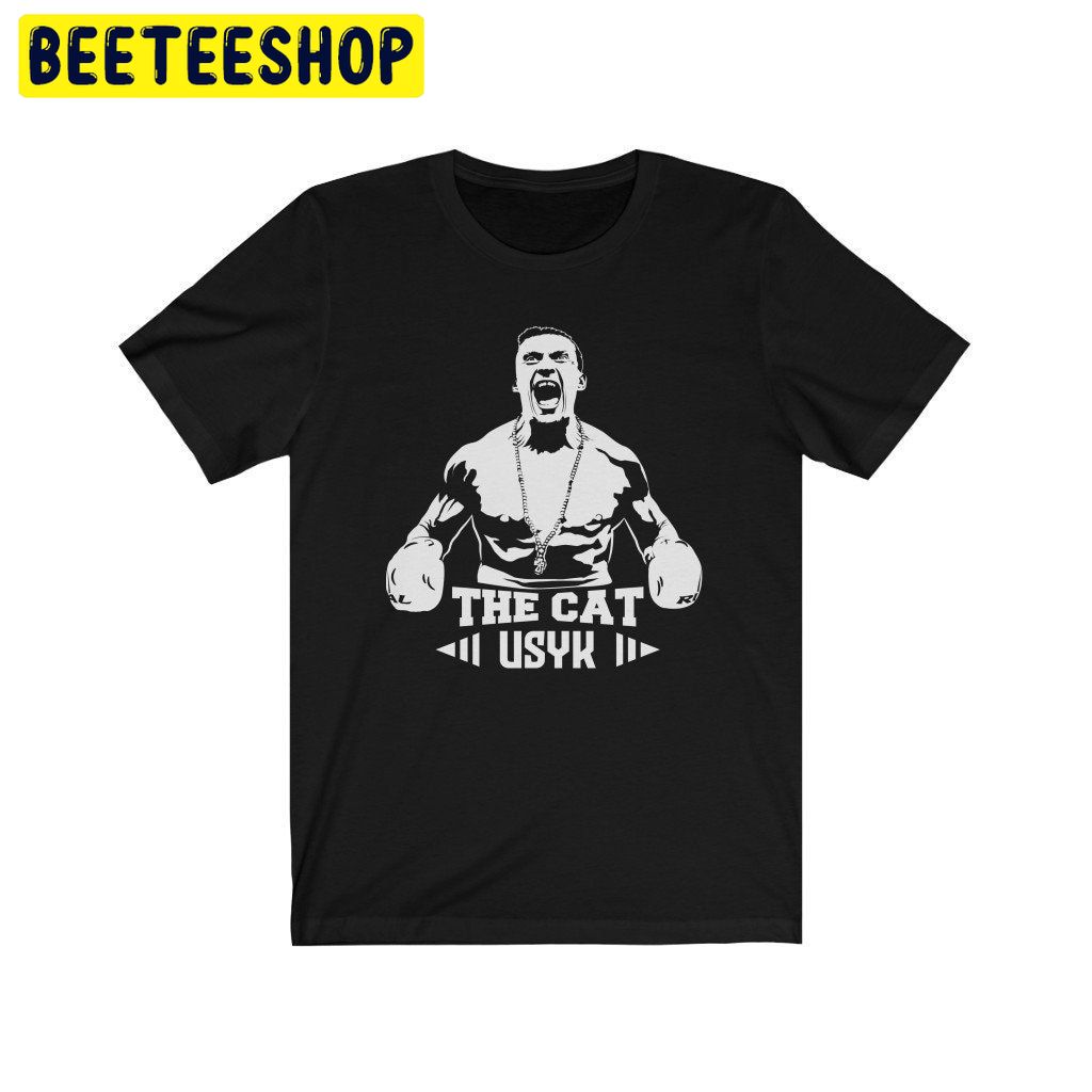 The Cat Oleksandr Usyk Ukrainian Champion 2022 Boxing Trending Unisex T-Shirt The Cat Oleksandr Usyk Ukrainian Champion 2022 Boxing Trending Unisex T-Shirt