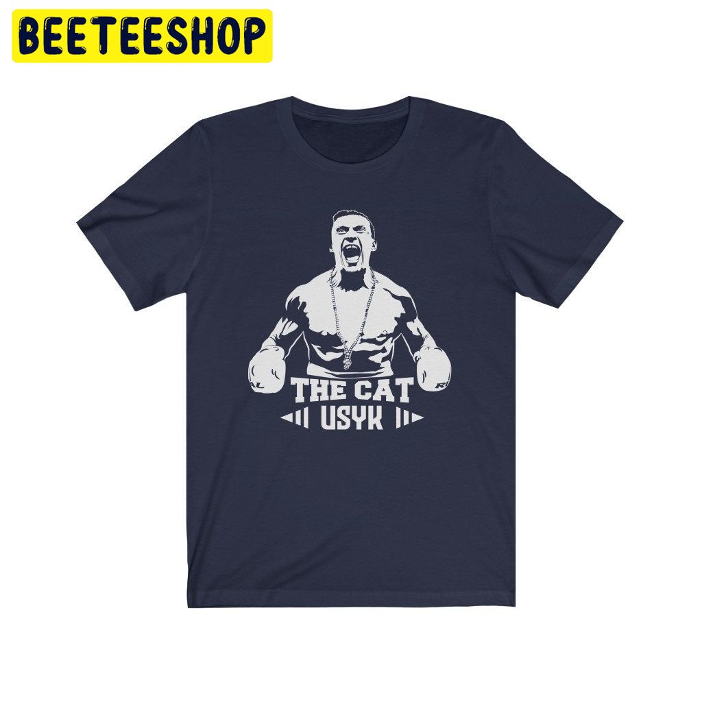 The Cat Oleksandr Usyk Ukrainian Champion 2022 Boxing Trending Unisex T-Shirt The Cat Oleksandr Usyk Ukrainian Champion 2022 Boxing Trending Unisex T-Shirt