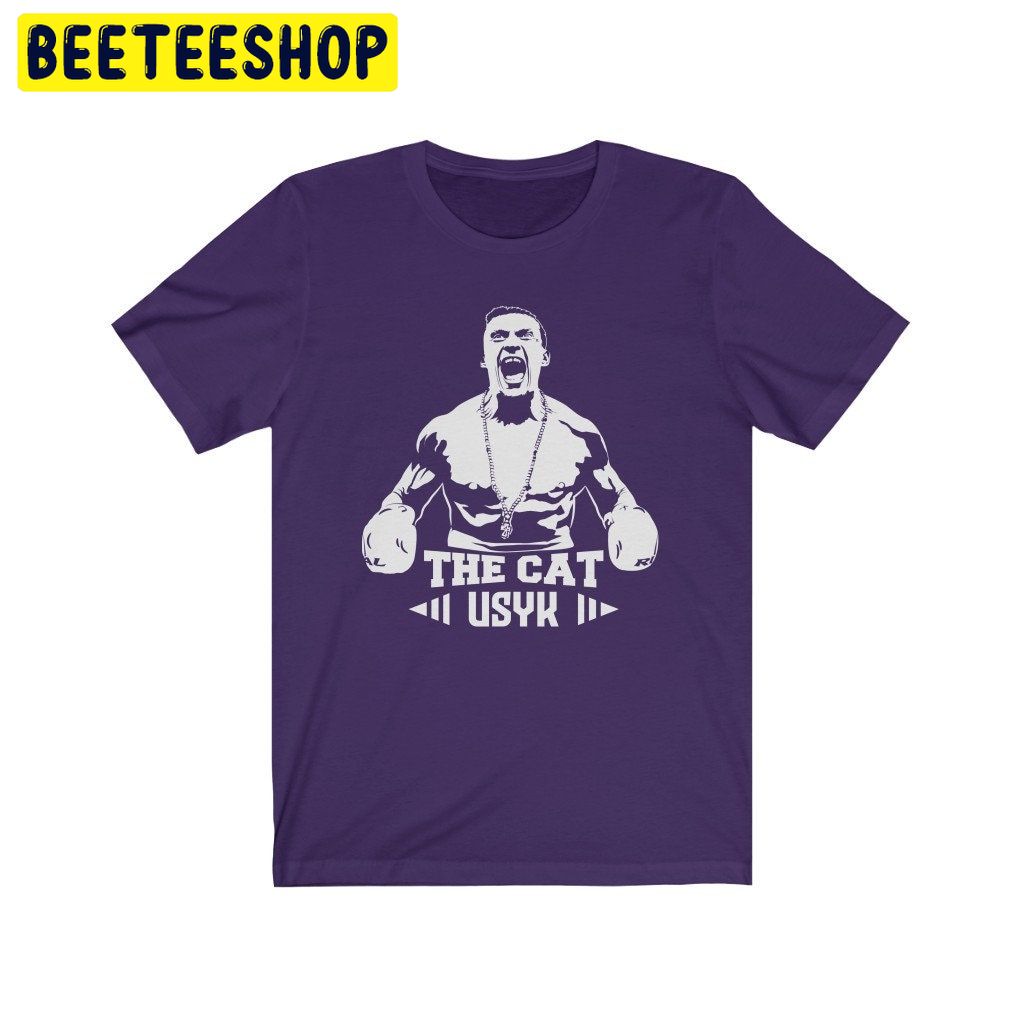 The Cat Oleksandr Usyk Ukrainian Champion 2022 Boxing Trending Unisex T-Shirt The Cat Oleksandr Usyk Ukrainian Champion 2022 Boxing Trending Unisex T-Shirt