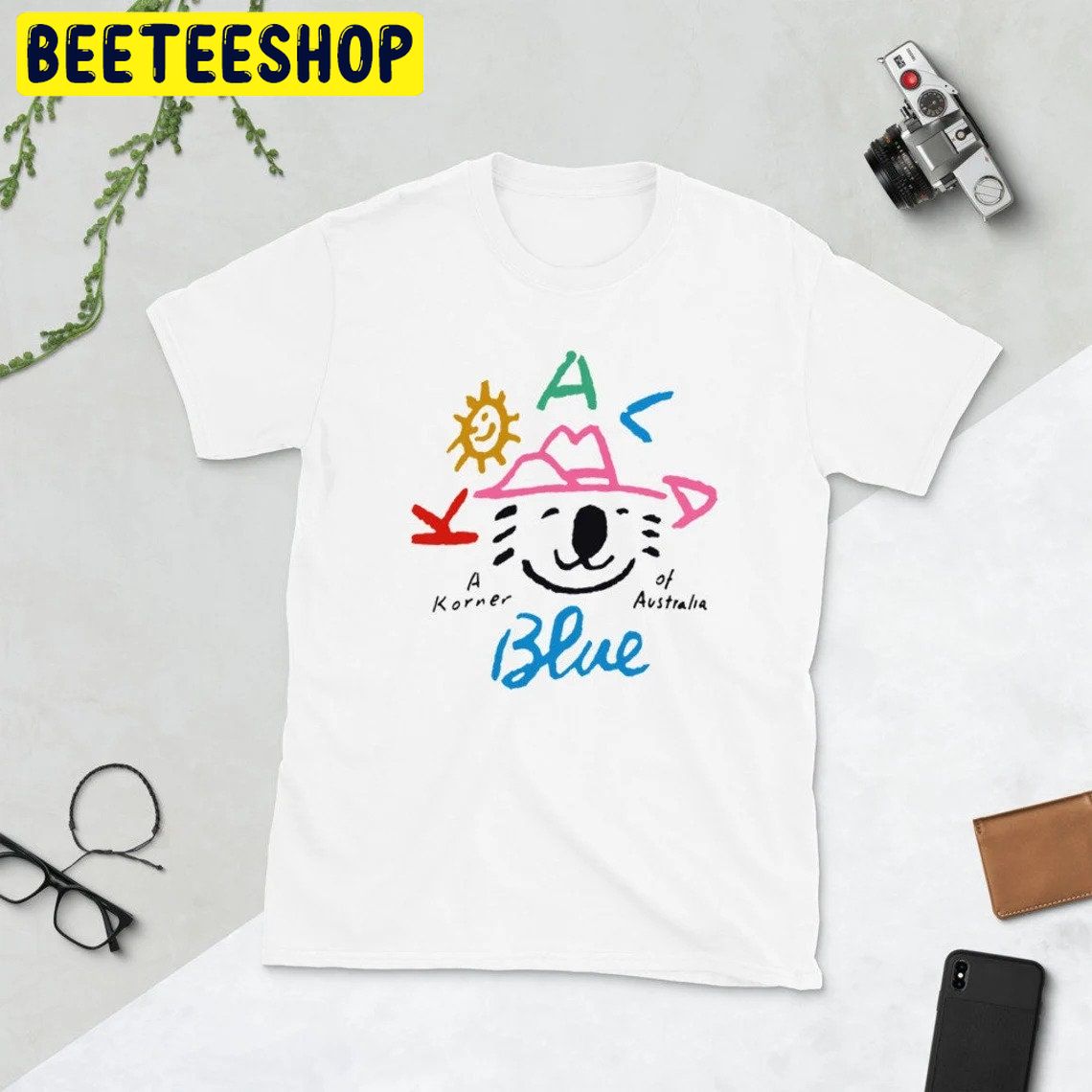 Olivia Newton-John Koala Blue Unisex T-Shirt Olivia Newton-John Koala Blue Unisex T-Shirt
