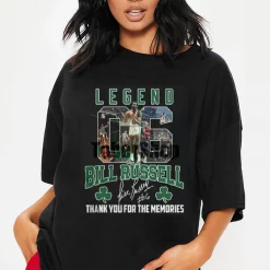 RIP Legend 06 Bill Russell Thank You For The Memories 1934-2022 Unisex T-Shirt RIP Legend 06 Bill Russell Thank You For The Memories 1934-2022 Unisex T-Shirt