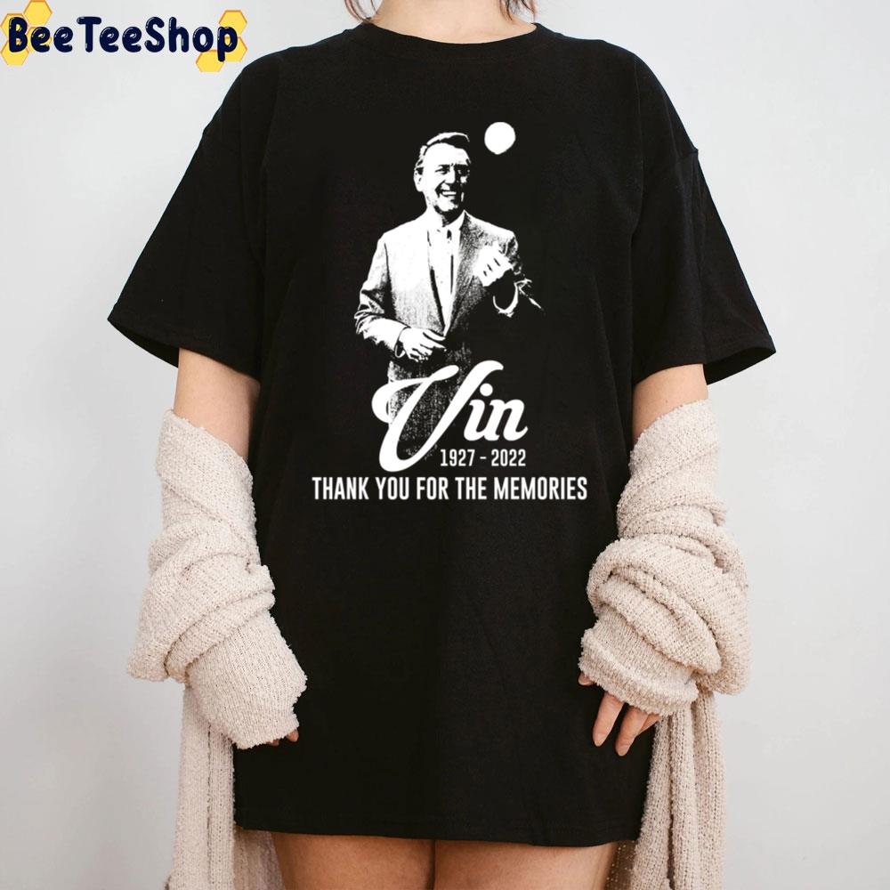 Vin Scully 1927 2022 The Voice Of LA Thank You For The Memories Unisex T-Shirt Vin Scully 1927 2022 The Voice Of LA Thank You For The Memories Unisex T-Shirt