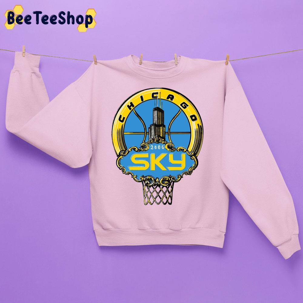 A Retro Retake For Chicago Sky Basketball Unisex Sweatshirt A Retro Retake For Chicago Sky Basketball Unisex Sweatshirt