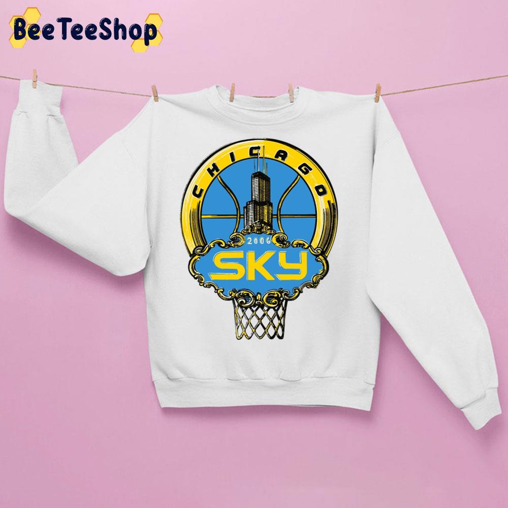 A Retro Retake For Chicago Sky Basketball Unisex Sweatshirt A Retro Retake For Chicago Sky Basketball Unisex Sweatshirt
