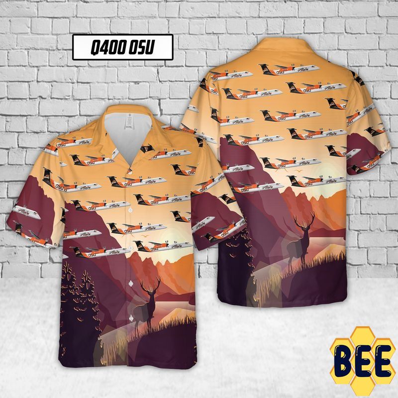 Alaska Airlines Q400 Osu Trending Hawaiian Shirt Alaska Airlines Q400 Osu Trending Hawaiian Shirt