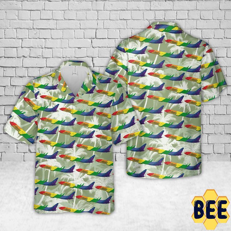 Alaska Fly With Pride Art Trending Hawaiian Shirt Alaska Fly With Pride Art Trending Hawaiian Shirt