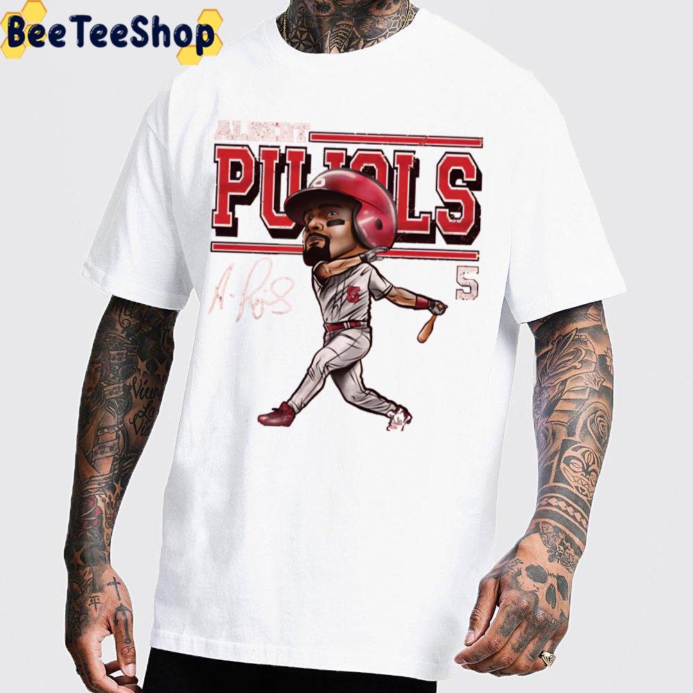 Albert Pujols 5 St Louis Cardinals Baseball Trending Unisex T-Shirt Albert Pujols 5 St Louis Cardinals Baseball Trending Unisex T-Shirt