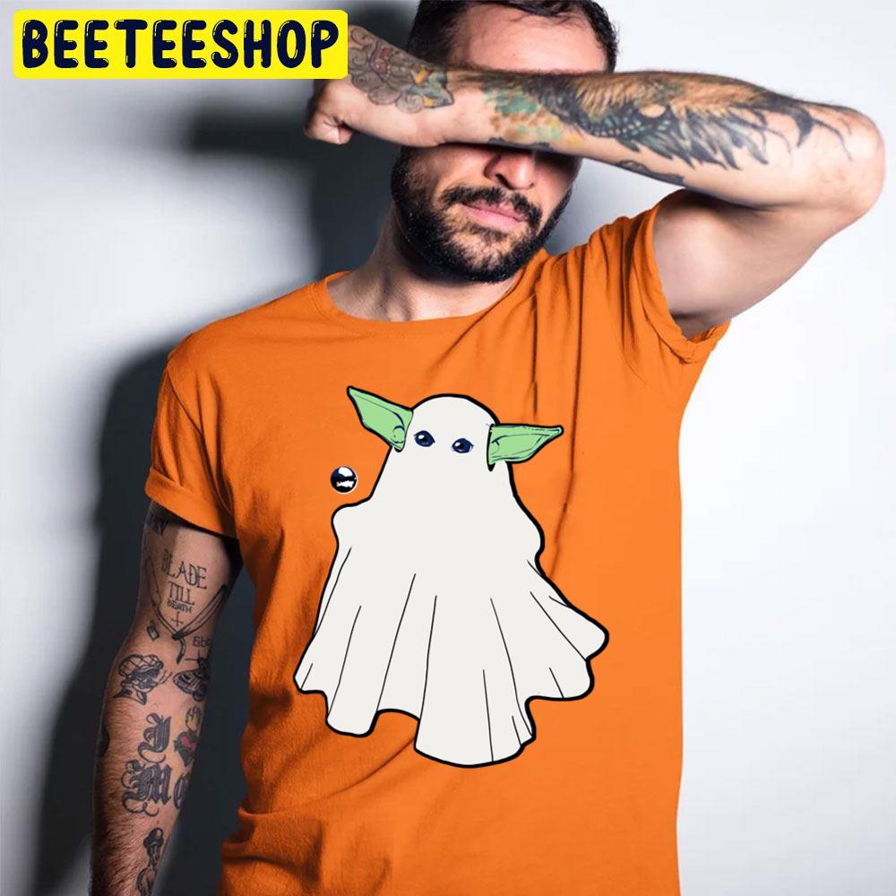 Alien Baby Yoda Boo Loves Halloween Too Halloween Trending Unisex T-Shirt Alien Baby Yoda Boo Loves Halloween Too Halloween Trending Unisex T-Shirt