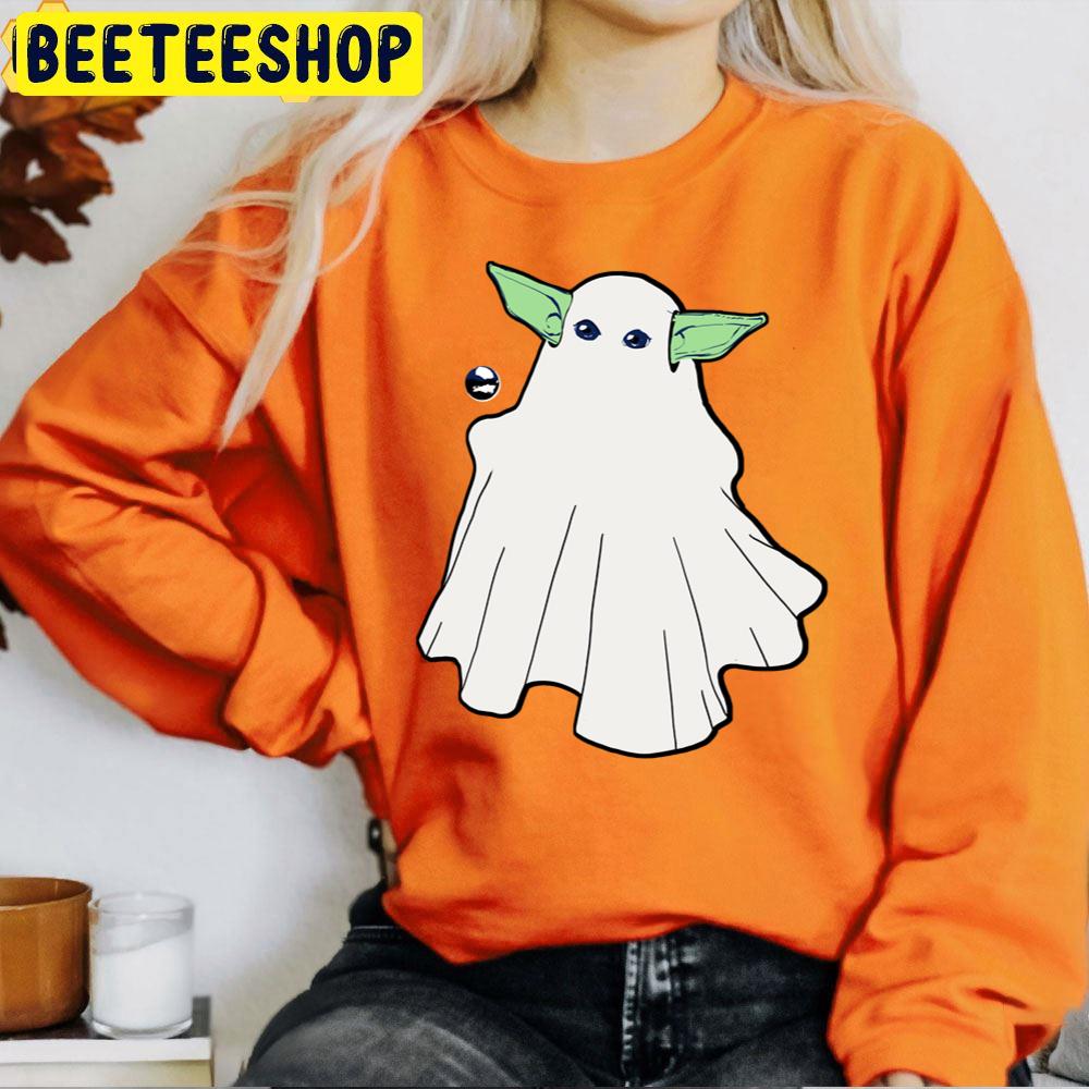 Alien Baby Yoda Boo Loves Halloween Too Halloween Trending Unisex T-Shirt Alien Baby Yoda Boo Loves Halloween Too Halloween Trending Unisex T-Shirt