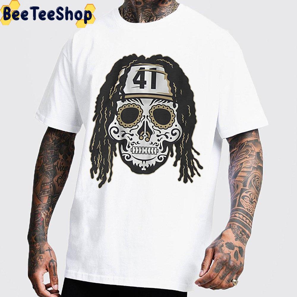 Alvin Kamara Sugar Skull Football Trending Unisex T-Shirt Alvin Kamara Sugar Skull Football Trending Unisex T-Shirt