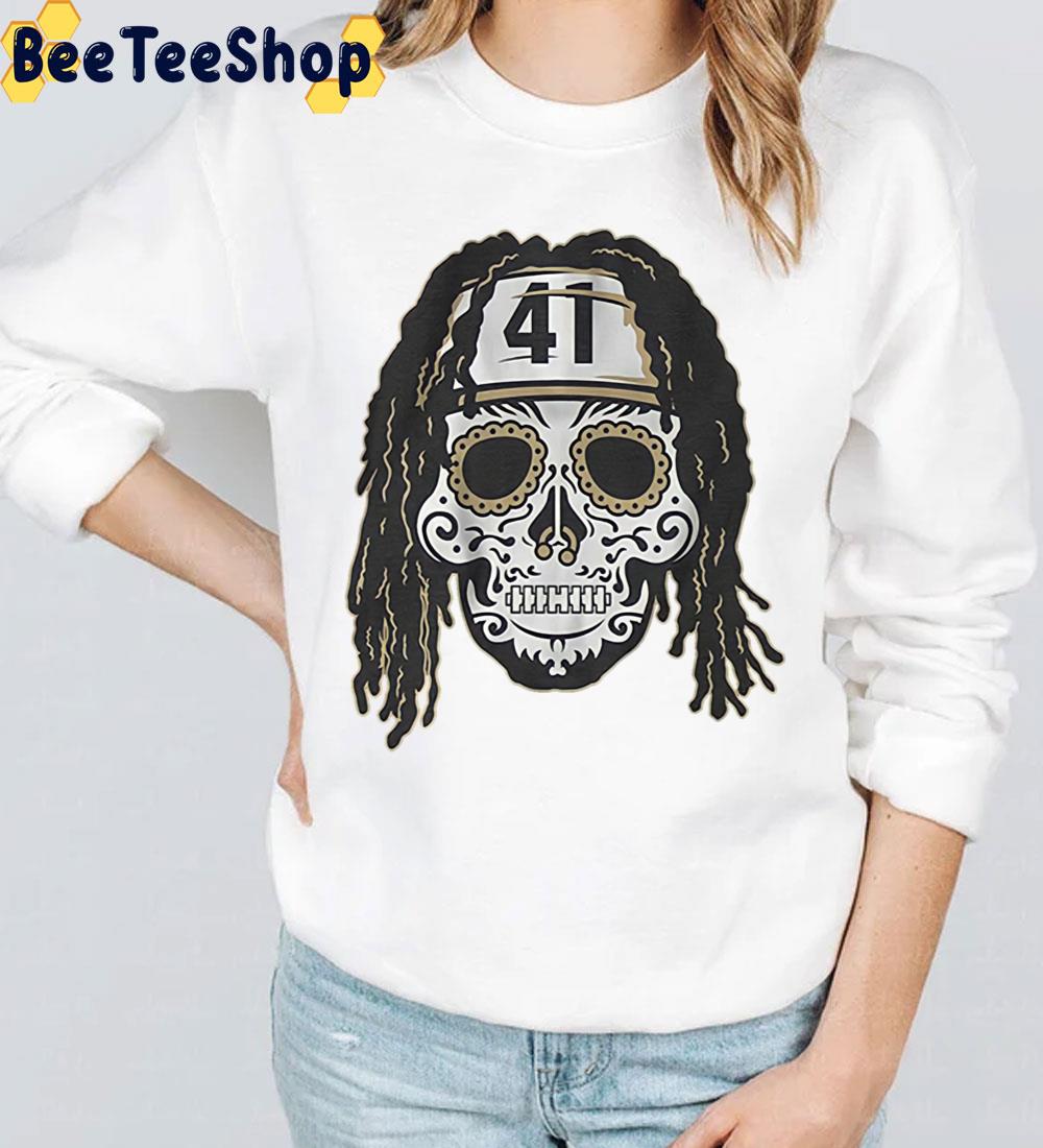 Alvin Kamara Sugar Skull Football Trending Unisex T-Shirt Alvin Kamara Sugar Skull Football Trending Unisex T-Shirt
