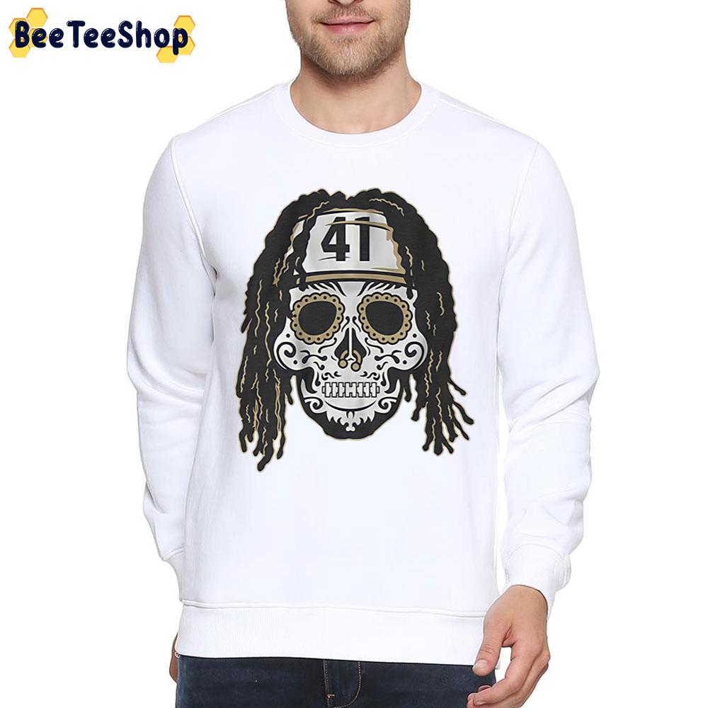 Alvin Kamara Sugar Skull Football Trending Unisex T-Shirt Alvin Kamara Sugar Skull Football Trending Unisex T-Shirt