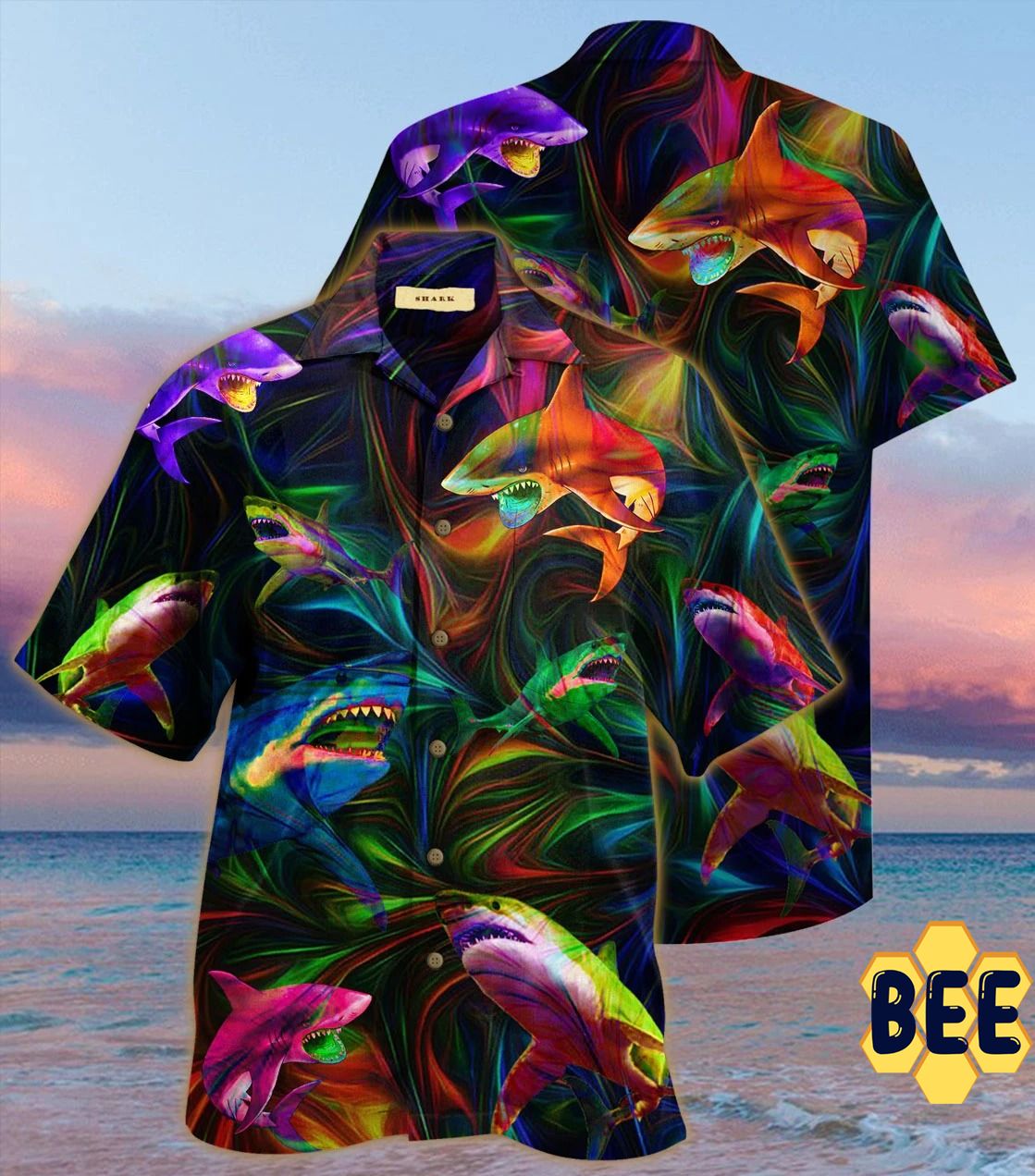 Amazing Shark Art Trending Hawaiian Shirt Amazing Shark Art Trending Hawaiian Shirt