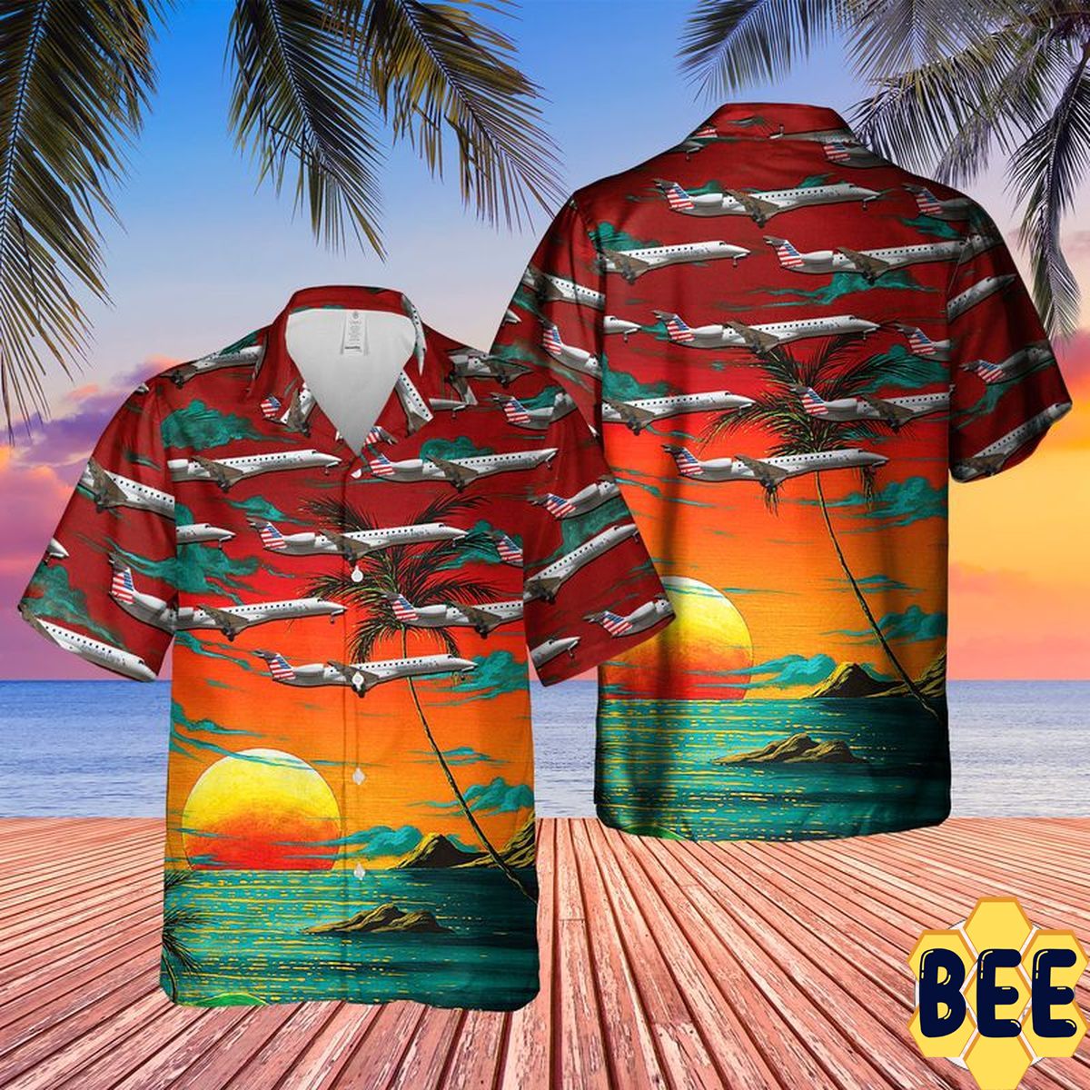 American Eagle Embraer Erj-145lr (Emb-145lr) Trending Hawaiian Shirt American Eagle Embraer Erj-145lr (Emb-145lr) Trending Hawaiian Shirt