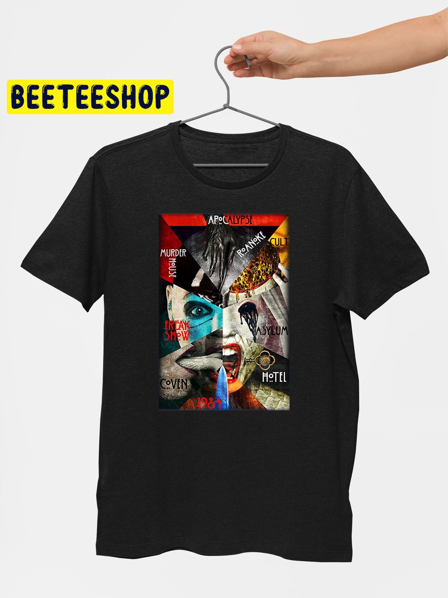 American Horror Story All Seasons Art Halloween Unisex T-Shirt American Horror Story All Seasons Art Halloween Unisex T-Shirt