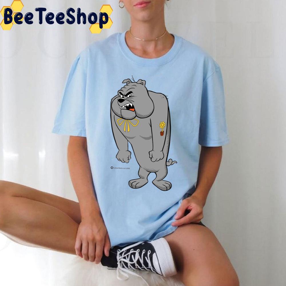 Angry Bulldog Cartoon Art Trending Unisex T-Shirt Angry Bulldog Cartoon Art Trending Unisex T-Shirt