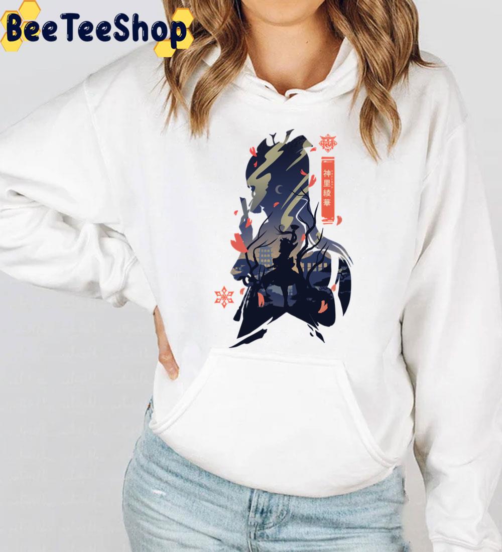 Art Ayaka Kamisato Genshin Impact Game Trending Unisex T-Shirt Art Ayaka Kamisato Genshin Impact Game Trending Unisex T-Shirt