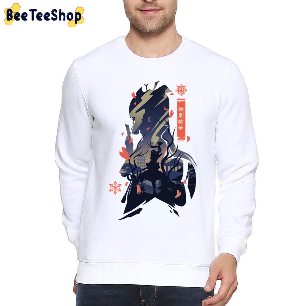 Art Ayaka Kamisato Genshin Impact Game Trending Unisex T-Shirt Art Ayaka Kamisato Genshin Impact Game Trending Unisex T-Shirt