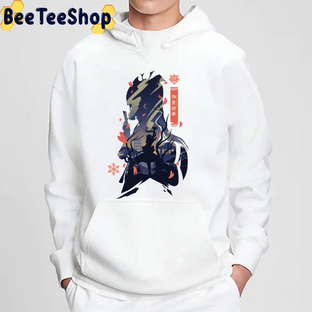 Art Ayaka Kamisato Genshin Impact Game Trending Unisex T-Shirt Art Ayaka Kamisato Genshin Impact Game Trending Unisex T-Shirt