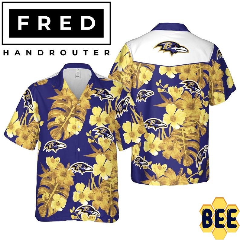 Art Baltimore Ravens Nfl Trending Hawaiian Shirt Art Baltimore Ravens Nfl Trending Hawaiian Shirt
