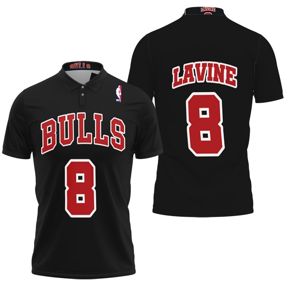 Art Chicago Bulls Zach Lavine #8 Nba Great Player Throwback Black Jersey Style 3D All Over Print Polo Shirt Art Chicago Bulls Zach Lavine #8 Nba Great Player Throwback Black Jersey Style 3D All Over Print Polo Shirt