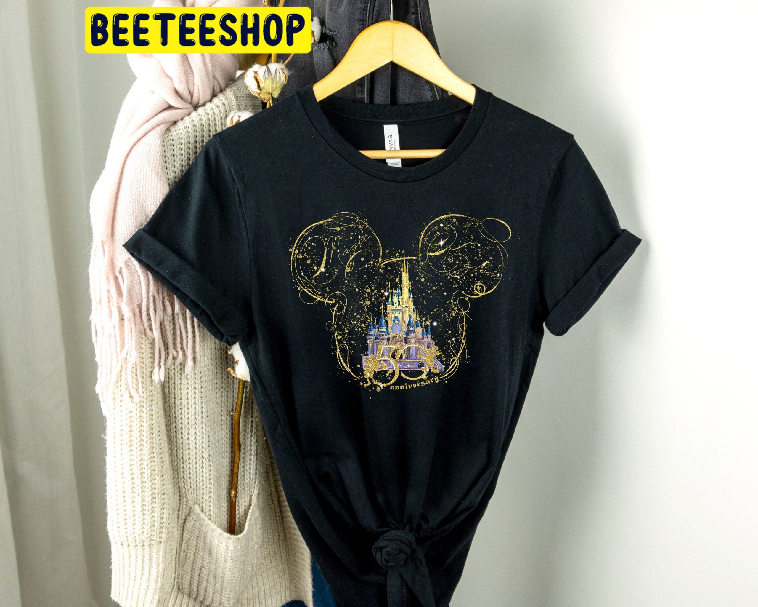 Art Disney 50th Anniversary Celebration Trending Unisex Shirt Art Disney 50th Anniversary Celebration Trending Unisex Shirt