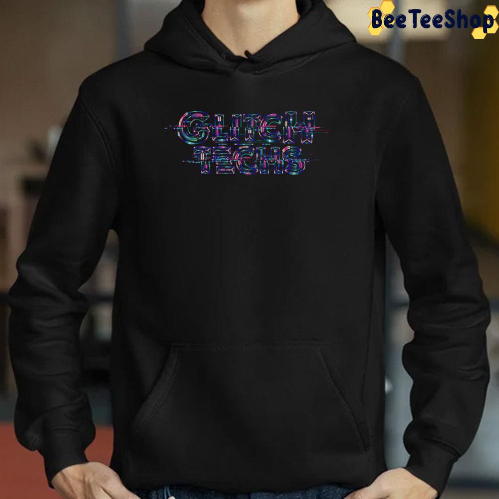 Art Glitch Techs Miko And High Five Trending Unisex T-Shirt Art Glitch Techs Miko And High Five Trending Unisex T-Shirt