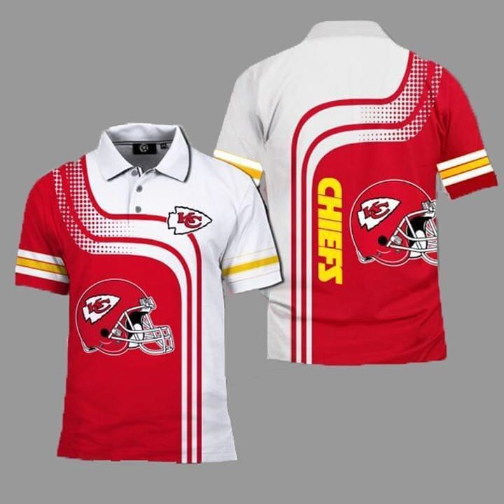 Art Kansas City Chiefs Nfl Printed 3D All Over Print Polo Shirt Art Kansas City Chiefs Nfl Printed 3D All Over Print Polo Shirt