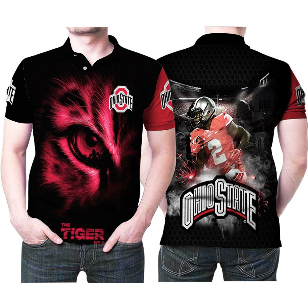 Art Ohio State Buckeyes Tiger Eye The Best Of Legend Football Team 3D All Over Print Polo Shirt Art Ohio State Buckeyes Tiger Eye The Best Of Legend Football Team 3D All Over Print Polo Shirt