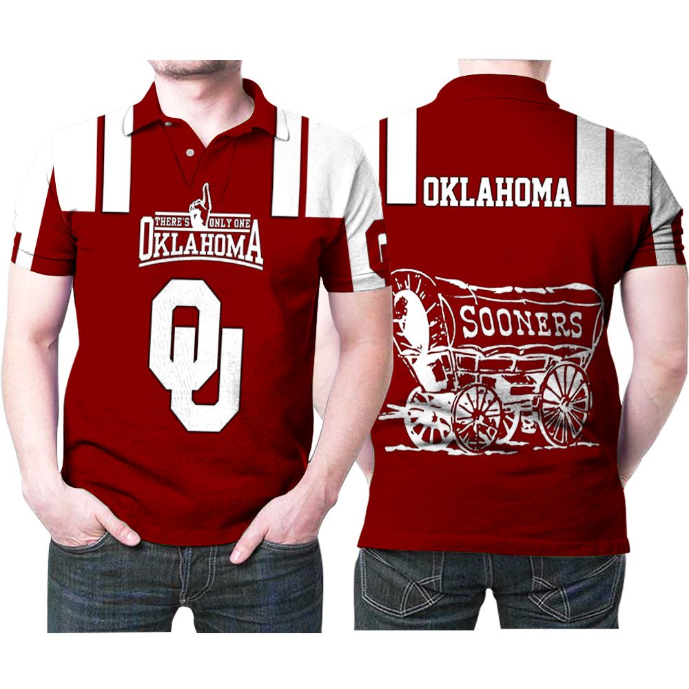 Art Oklahoma Sooner There Is Only One Oklahoma Sooners Printed 3D All Over Print Polo Shirt Art Oklahoma Sooner There Is Only One Oklahoma Sooners Printed 3D All Over Print Polo Shirt